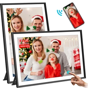15.6" WiFi Digital Photo Frame – 32GB Touchscreen FHD Display