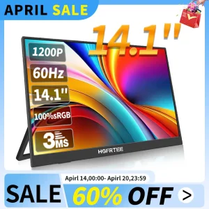 14.1inch Portable IPS Monitor with Bracket